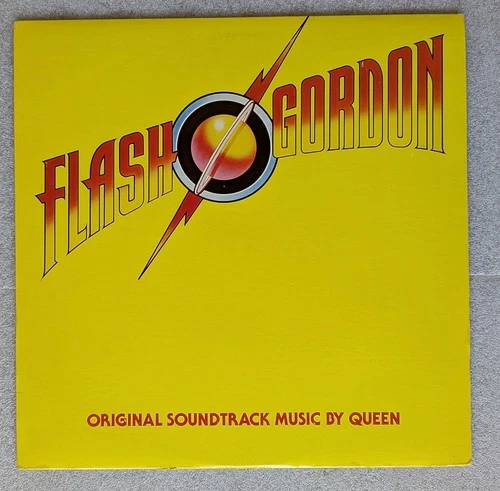 Vintage 1980 Flash Gordon Soundtrack Vinyl LP by Queen Elektra Records Whiplash
