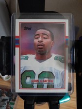 1989 Topps Chris Carter RC-121 Mint,Gem,8.5 Graded.1 Of The Best 13899yds Rec.