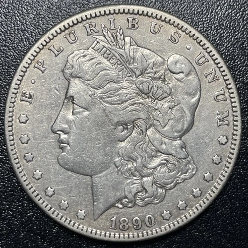1890-CC Morgan Silver Dollar XF Extra Fine Better Date Carson City