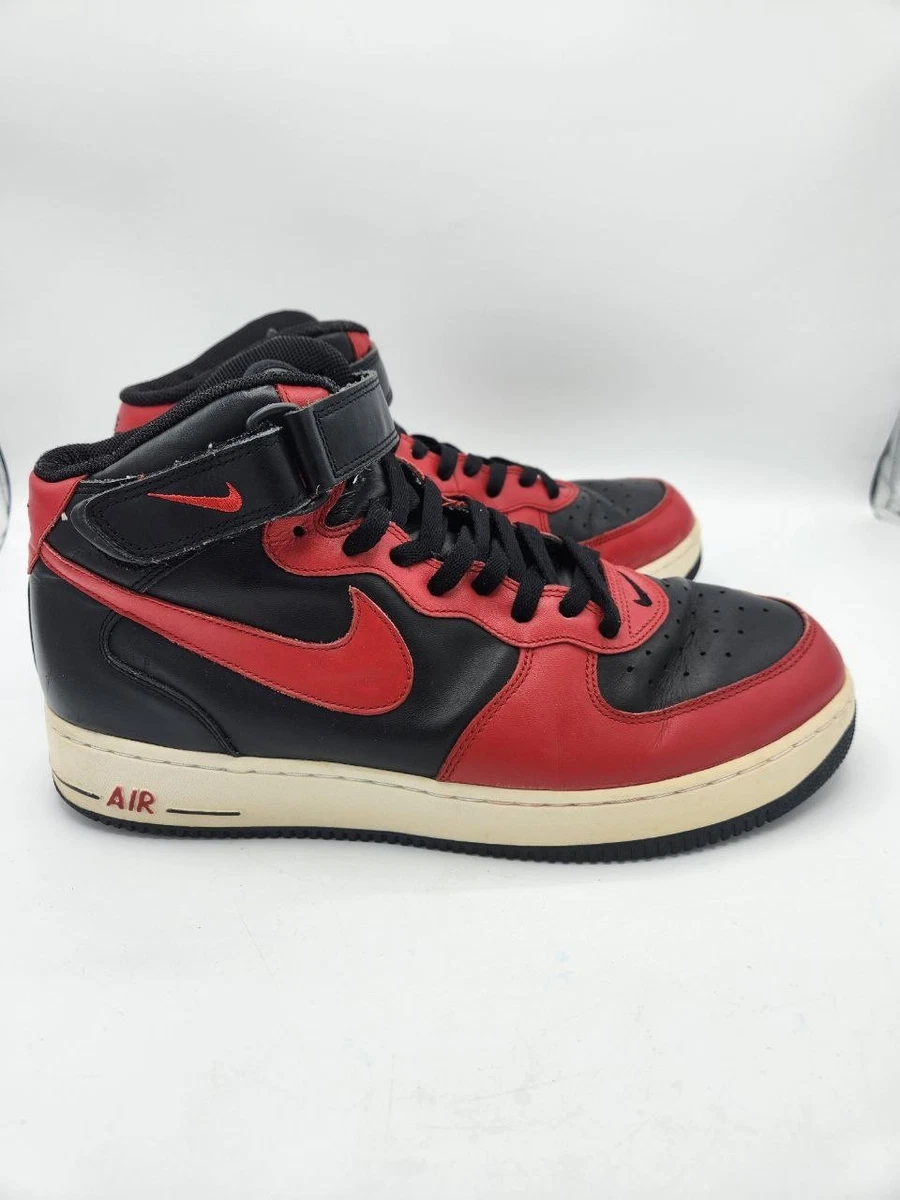 Nike Air Force 1 Mid Black/Varsity Red/White for Sale  display picture 1