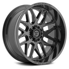 Fittipaldi Off-road Fa19b Wheels 22x12 -44 5x127 78.1 Black Rims Set Of 4