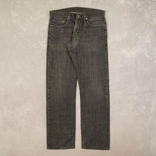 Levi's Vintage 514 Relaxed Fit Jeans W32 L30 Men's Grey Denim