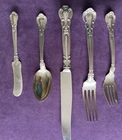 Gorham Chantilly Sterling 5-Piece Place Setting, Sterling. 12 sets available
