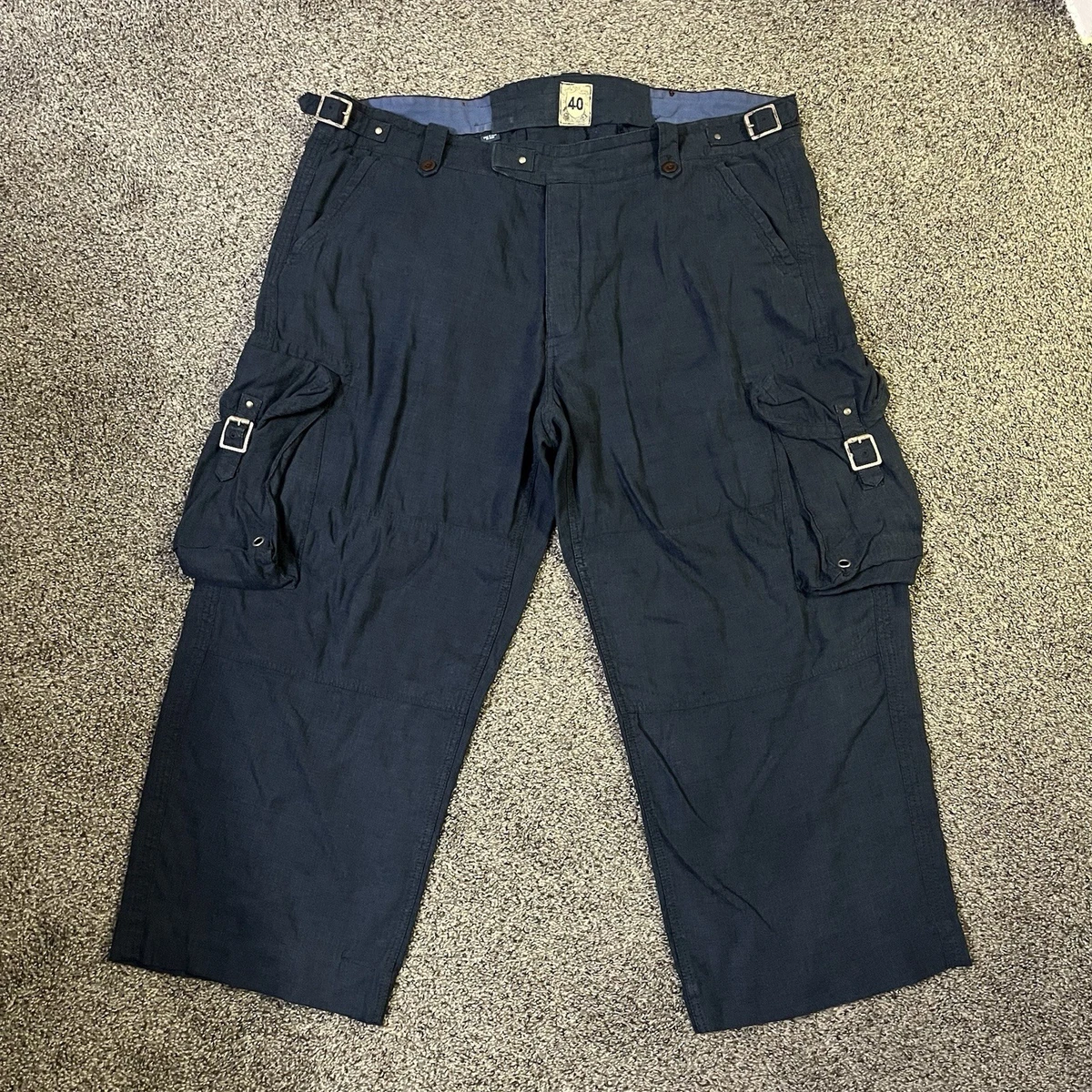Polo Ralph Lauren Blue Linen Pants for Men for sale | eBay