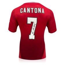 Eric Cantona Signed Manchester United 2024-25 Football Shirt