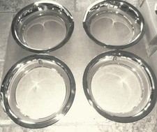 Restored Set Of 1968-1975 Corvette Gm Factory Original Trim Rings