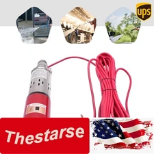 12V DC Submersible Pump Deep Well Water Pump Stainless Steel 12 Volt NEW