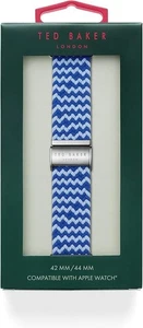 Ted Baker Blue & Bracelet élastique bleu clair pour Apple Watch® (Modèle : BKS42S322B0)