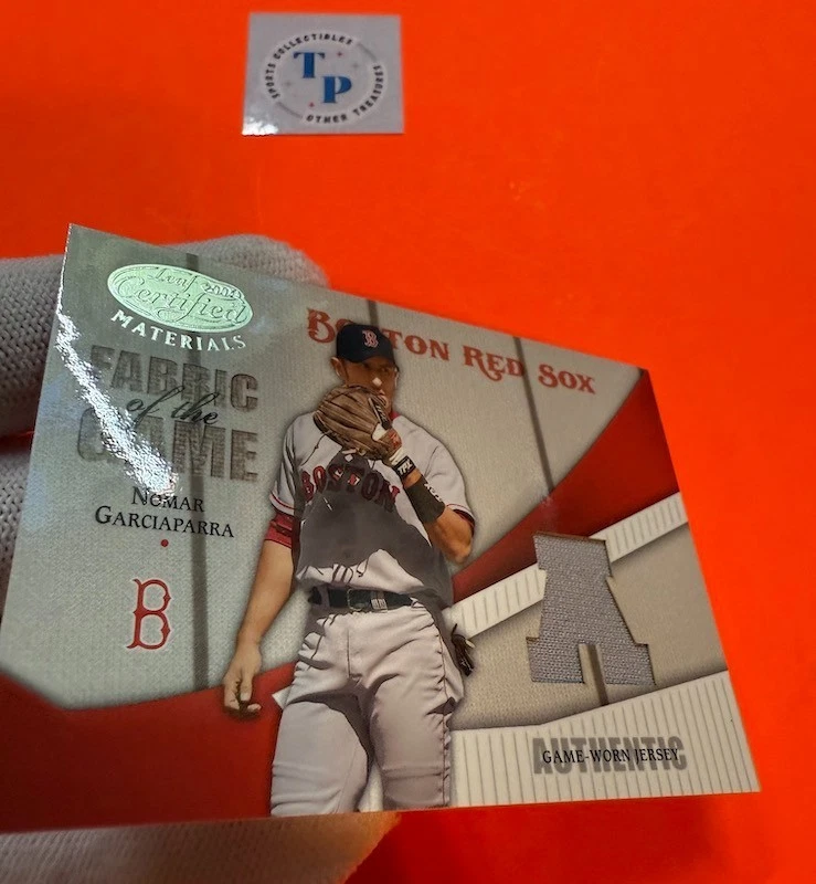 2004 Leaf Certified Materials Fabric of the Game AL/NL Nomar Garciaparra 74/100 - Image 4 of 4