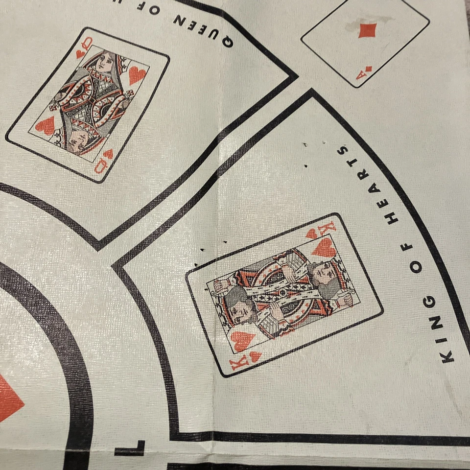 Rummy Royal 30x30 Light Green Vinyl Table Mat Clean very Good Condition - Image 4 of 4