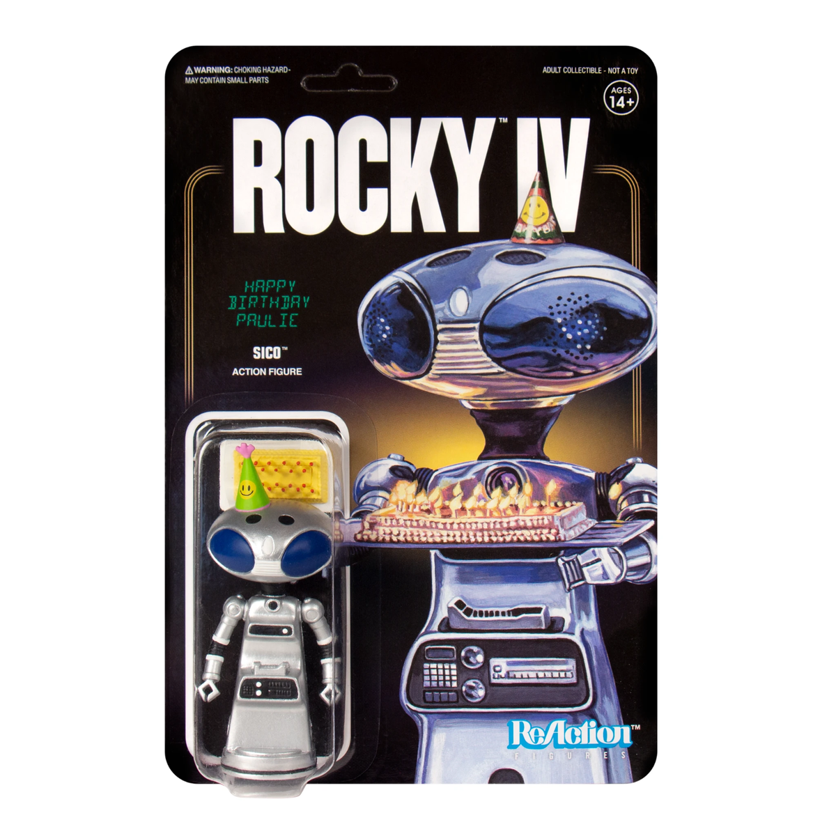 Sico Paulies Birthday Robot Roboter Rocky IV 3 3/4 Inch ReAction