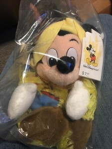 Walt Disney World - Scarecrow Mickey Mouse - Bean Bag Plush 8