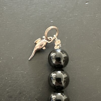 Bracelet Gourmette Ancien En Argent Massif 925 – Maille Boule, Style Art Nouveau