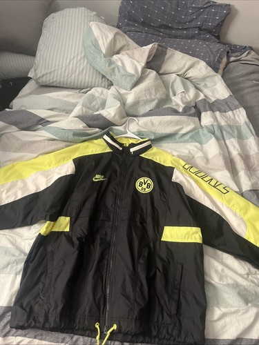 Borussia Dortmund Nike Vintage Retro jacket XL 1996-97 Good Condition!!! RARE!