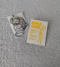 Insigne / broche  marathon de ski de la forêt noir 1979 (b)