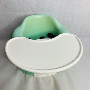 blue bumbo seat with tray