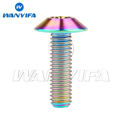 Titanium Bolt M4 M5 M6x10 12 15 20 25mm Umbrella Torx Hex Bike Disc Brake Screws - Picture 11 of 15