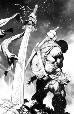 TMNT The Last Ronin:The Lost Years #2 KIRKHAM Sketch CARNIVORE COMICS
