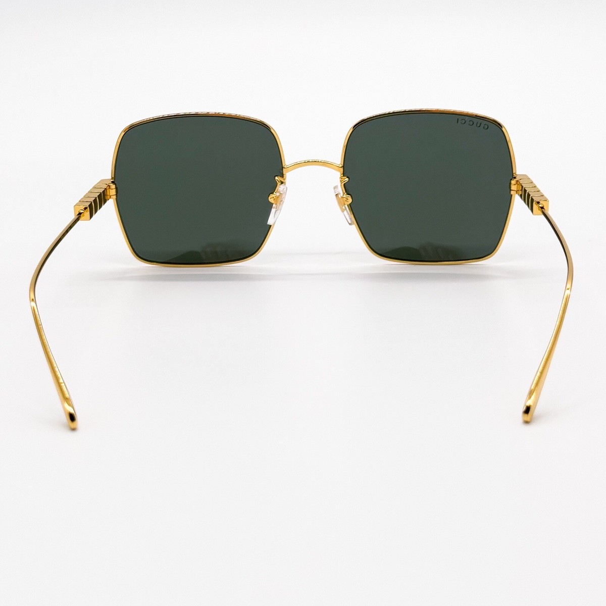 Square-frame sunglasses in gold and multicolour GUCCI ゴールド