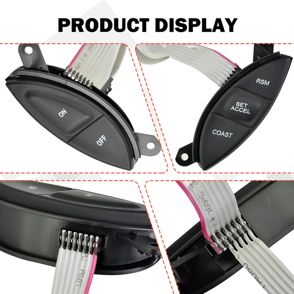 Interruptor de control de crucero del volante F87A9D809BA para Ford Explorer F150 Ranger Foto 2 de 4