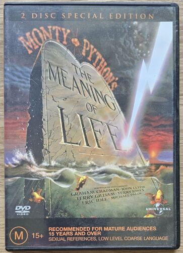 ^ Monty Python's The Meaning of Life (Ref:A)~ DVD ~ Region 2,4 ~ PAL ~ FREE post - Picture 1 of 4