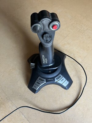 Speedlink PHANTOM HAWK USB PC Flightstick Controller 8 Wege Joystick Schubregler