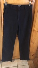 ralph lauren navy blue brushed cotton pants sz 10, 30  /31 vintage