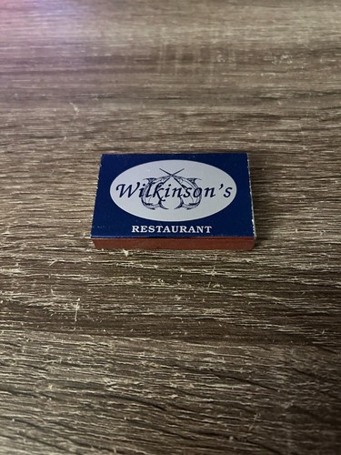 Rare Vintage Matches MATCHBOX york ave New York City Wilkinson's Restaurant EX - Picture 3 of 3