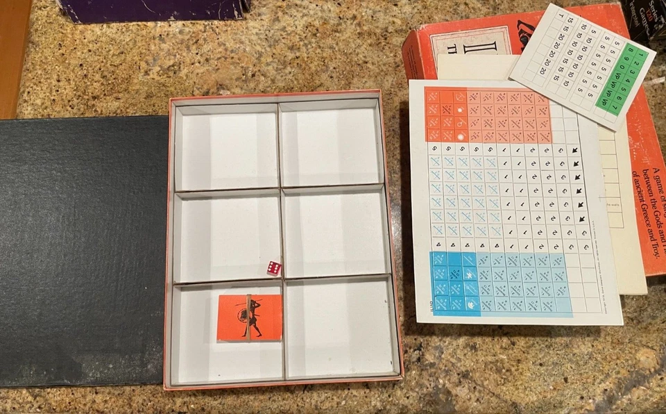 GDW 1978: ILIAD - Juego The Siege of Troy - Battle of Gods & Heroes ¡Sin perforar! Foto 4 de 4