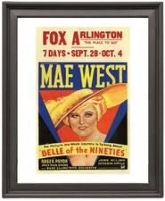 Belle of the Nineties 1  - Picture Frame 8x10 inches - Poster - Print - Poster -