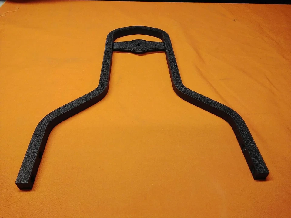 HARLEY DAVIDSON ПОДЛИННЫЙ НИЗКИЙ ВЕРТИКАЛЬНЫЙ БАР V МОРЩИНИСТЫЙ ЧЕРНЫЙ СПИНКА 53407-06 - Изображение 4 из 4