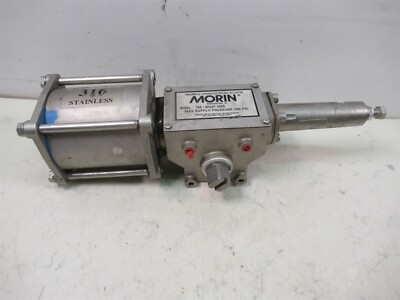 Morin 79S-023U-D000 Pneumatic Hydraulic Rotary Actuator 160 PSI 316 Stainless