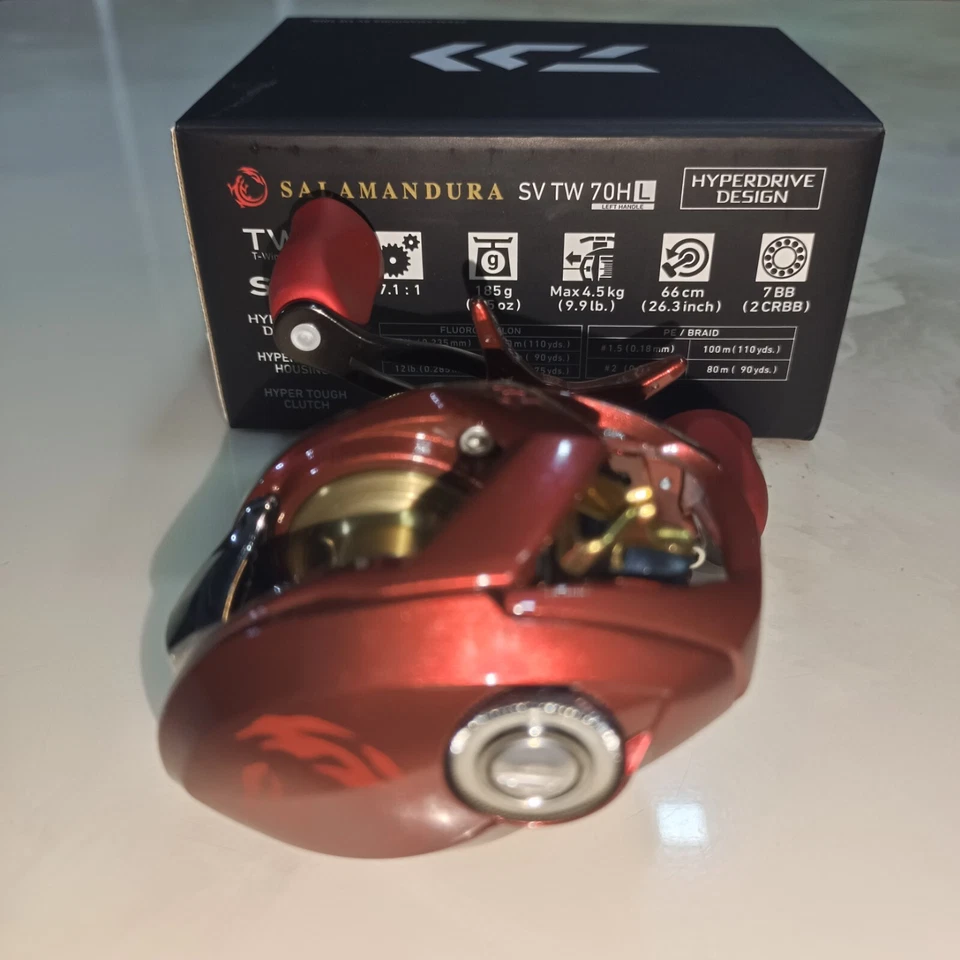 Daiwa Salamandura Sv Tw 70 HL Baitcast Reel 22 - Image 4 of 4