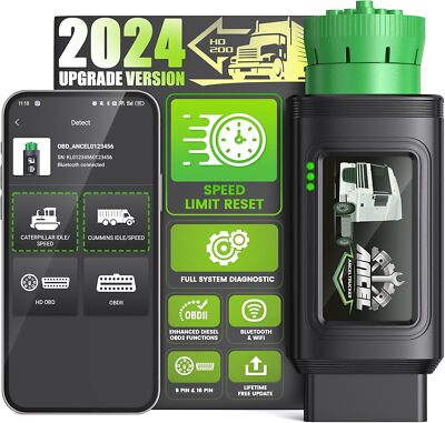 #ad #ad ANCEL HD200 Full System Heavy Duty Truck Scanner Speed Limit Reset for Cummins $149.99