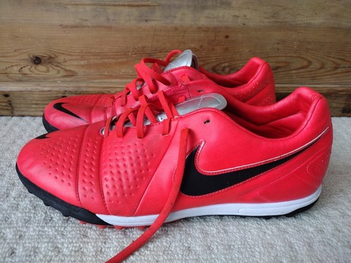 Nike Hombres Raros Reino Unido 10 CTR360 Libretto lll TF 525169 600 Naranja Negro Zapatos