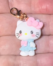 Hello Kitty Charm Zipper Pull  Keychain Add On Clip 
