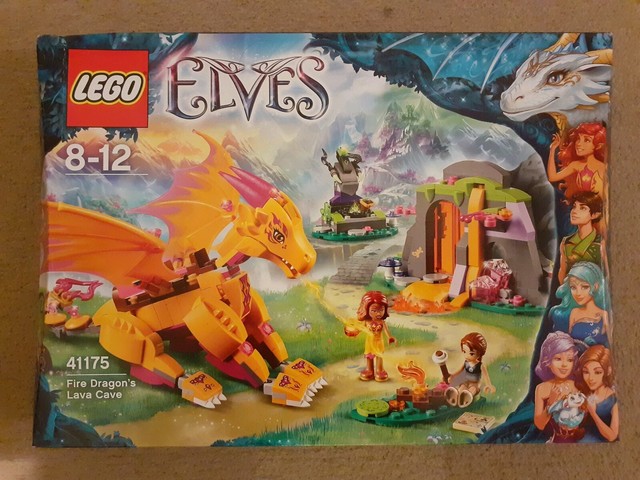 lego elves fire dragon
