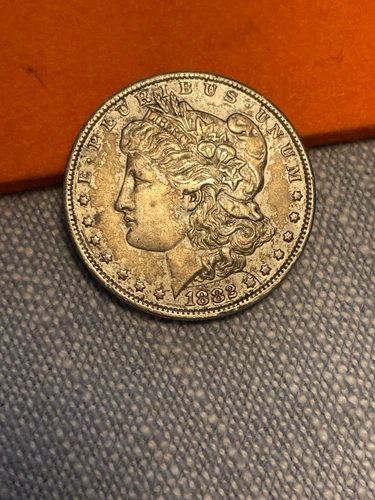 (#101131) Morgan Dollar:  1882 O   AU.  Less common date.