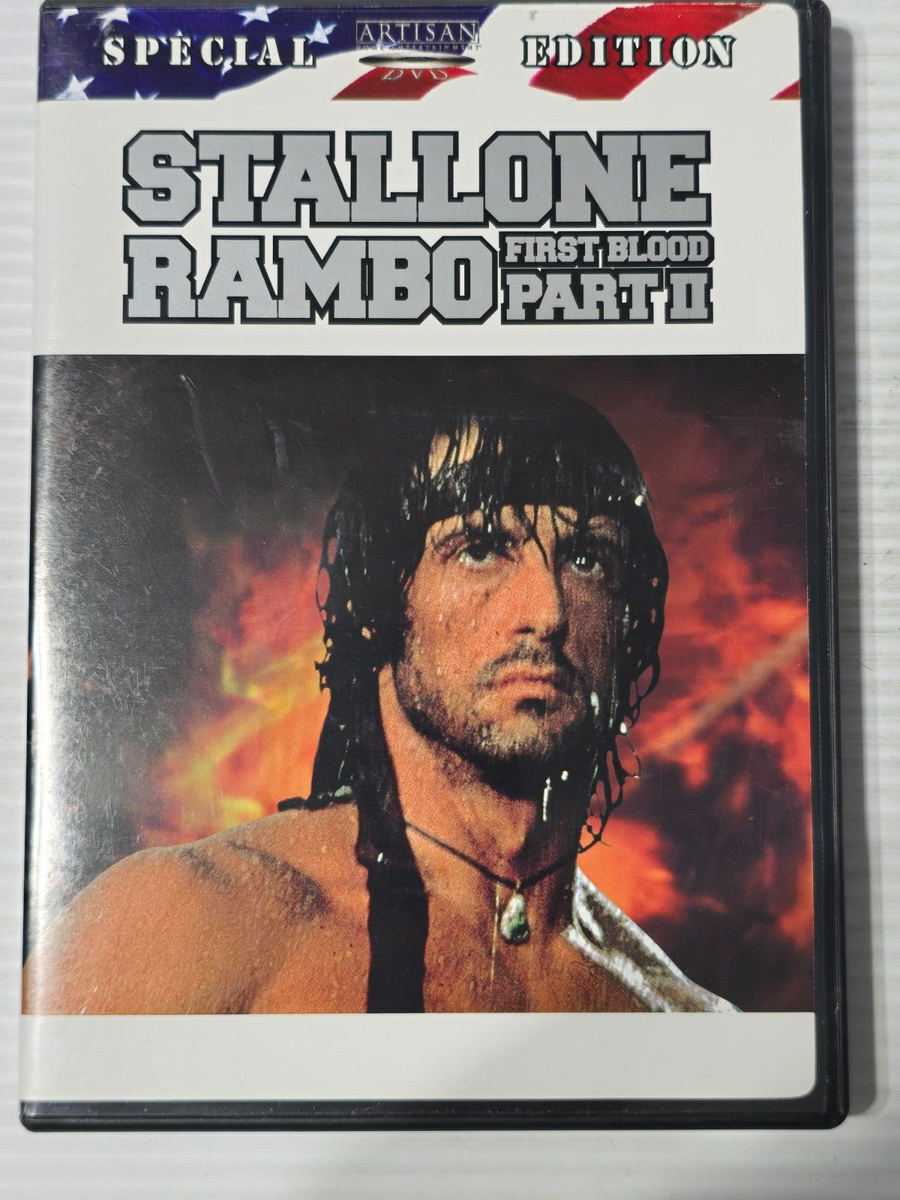 4 Pack - Rambo, First Blood I, II, III (DVD 2001) Silvester