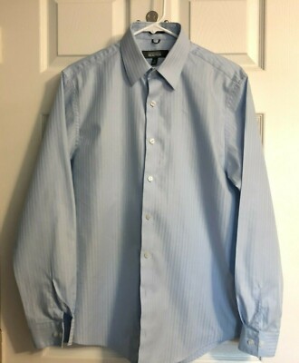 Kenneth Cole Reaction Wrinkle Free Men's Slim Fit Dress Shirt Size 15  (32/33) | eBay