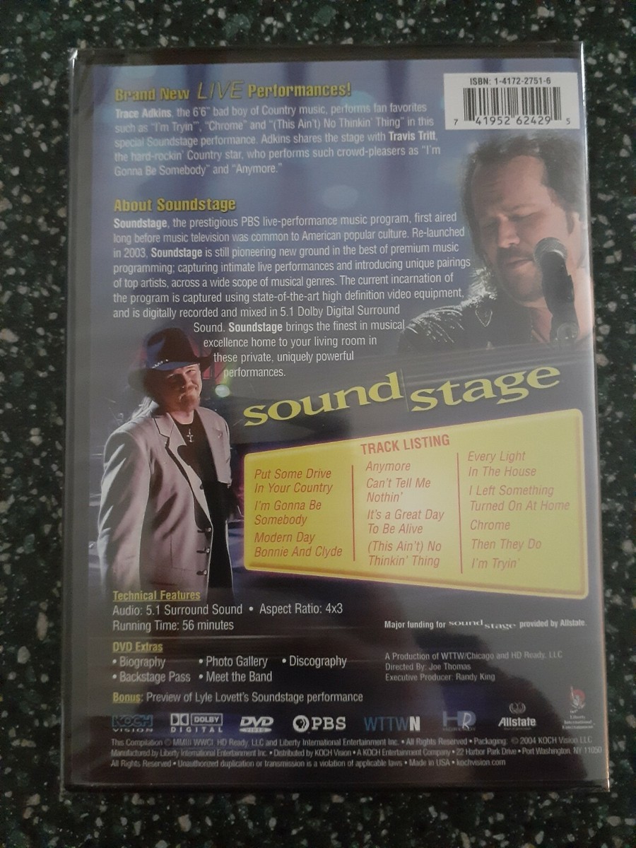 (未使用･未開封品)Soundstage: Trace Adkins &amp; Travis Tritt Live in [DVD] Amazon.com: E1 ENTERTAINMENT Trace Adkins and Travis Tritt