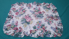 vtg RALPH LAUREN FLORAL PILLOWCASE sham flora ruffle standard ELAINE COTTAGE