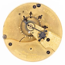 Waltham Grade No. 3 18-Size 11-Jewel Antique Pocket Watch Movement, Ticks a Bit