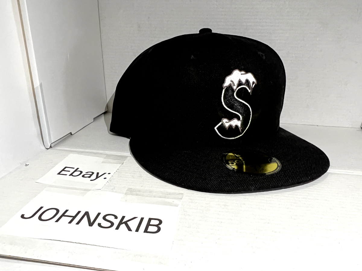 Rare* Supreme S Logo New Era 7 1/4 Black F/W20 Season Brand Rare* Supreme S Logo New Era 7 1/4 Black F/W20 Season Brand