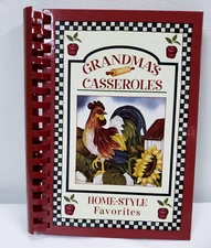 Grandma's Casseroles Home style Favorites Recipes Cookbook hardback 2003