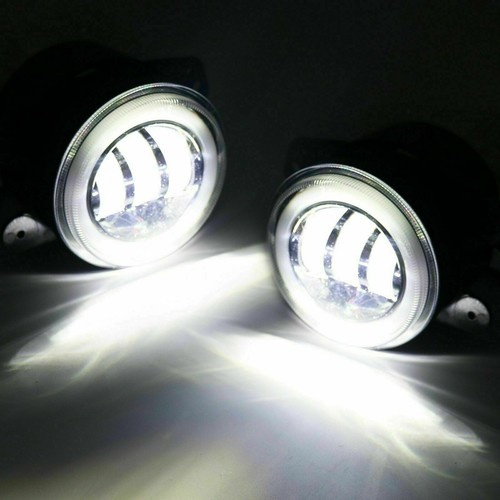 RED 7" LED Halo Headlights 4" Fog DRL Combo Kit For Jeep Wrangler JK JKU 2007+ - Picture 12 of 16