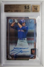 2015 Bowman Chrome Desmond Lindsay Autograph RC BGS 9.5 w/10 Auto