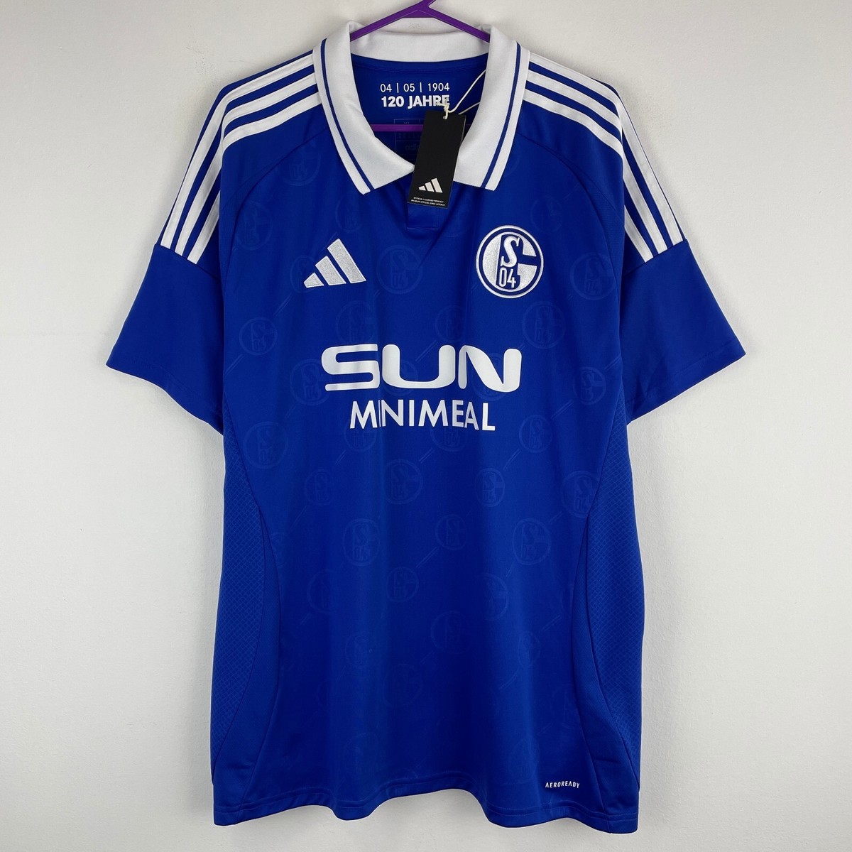 FC Schalke 04 Home 2024-2025 Football Shirt Adidas Soccer FC Schalke 04 Home 2024-2025 Football Shirt Adidas Soccer