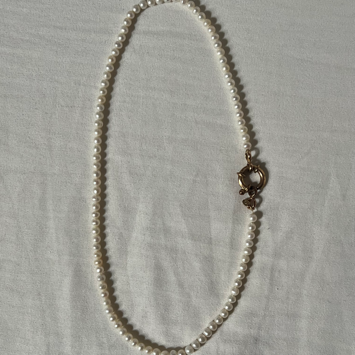 Aurate Pearl Aura Beaded Necklace Yellow Gold, Vermeil Rate | eBay