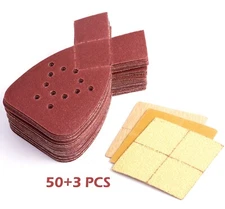 60-240 Grit Mouse Sander Sandpaper for Black+Decker Hook and Loop Sanding Pads